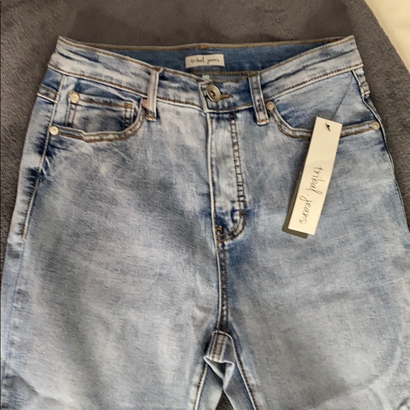 BNWT Tribal High Waist Crop Skinny Jeans - Picture 5 of 9